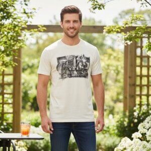 Horse Race T Shirt Vintage 90s Equestrian Derby Jockey Single Stitch Graphic L